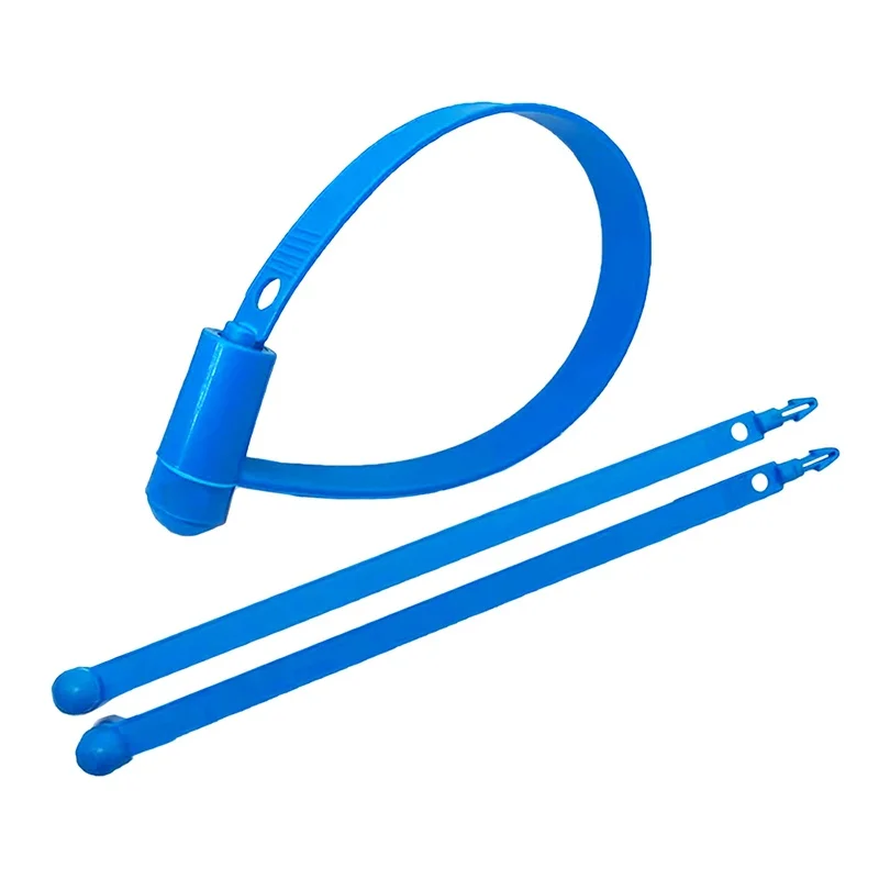 Disposable Tamper Evident  Safety Pull Tight Fire Extinguisher Tag Security Seal for Logistics plastic seal hangtag