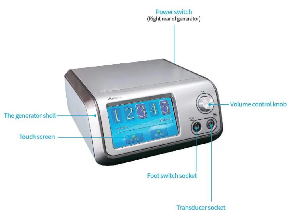 affacare AH-600 ultrasonic scalpel ultrasonic shear ultrasonic cutter ultrasonic scalpel generator