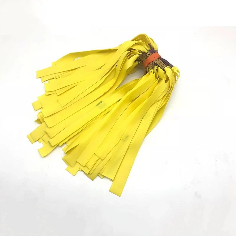 Slingshot Hunting Flat Rubber Band Thickness 0.5-0.8mm sling shot Natural Latex Flat Elastic Resilient for Shooting