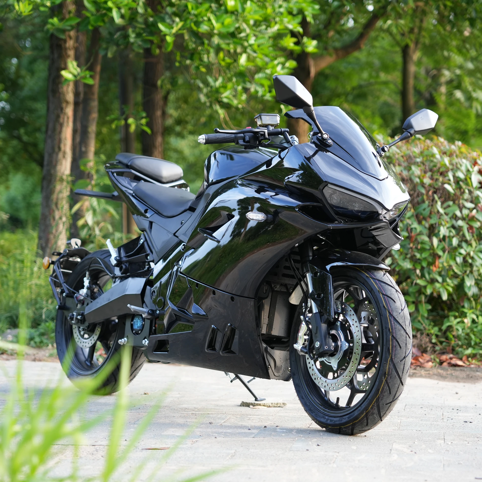 Powerful 3000W Electric Adult Motorbike Cheap Racing Moto Electrica Bike with 72V Voltage