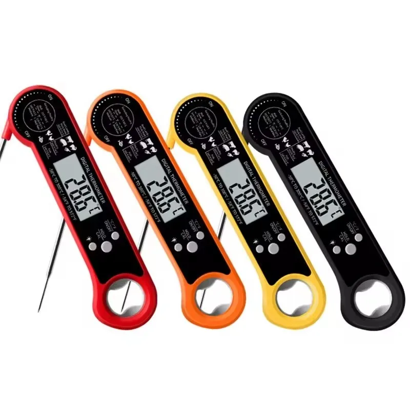 Household Portable Folding Probe Electronic Digital Instant Read Waterproof Bbq Oven Cooking Kitchen Meat Thermometer