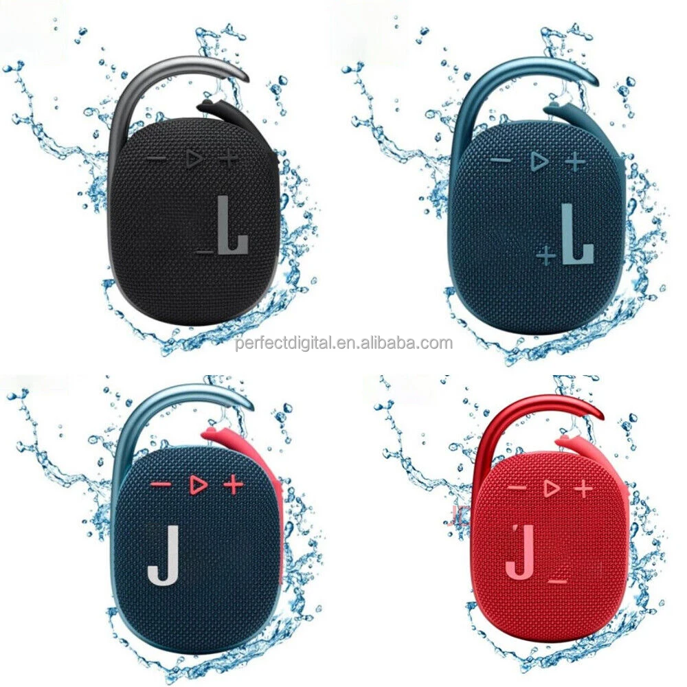 For JBL Speaker CLIP 4 wireless speaker lightweight waterproof portable loudspeaker box outdoor travel mini speakers super bass