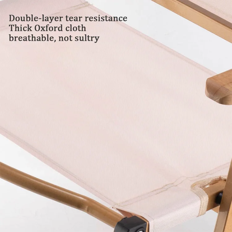 Wholesale Factory Price Outdoor Furniture Kermit Chair Wood Grain Portable Aluminum Folding Camping Chair