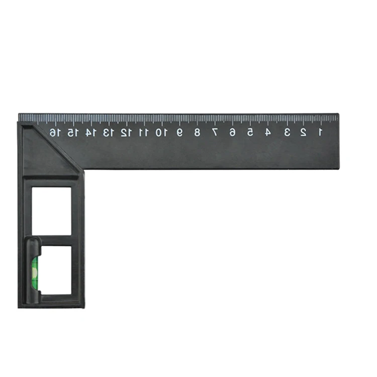 High quality L type ruler precision 8 inch zinc alloy try angle ruler