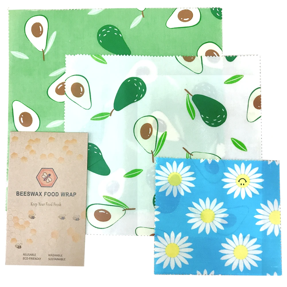 
Eco Friendly Natural Grade Organic Biodegradable Beeswax Food Wrap Roll 