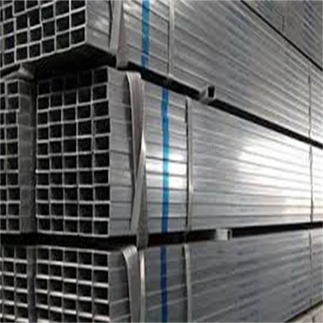 Astm Standard St37 Hollow Tube Square 2.5 Inch Galvanized Steel Tubing Hot Dip Galvanized Square Pipe