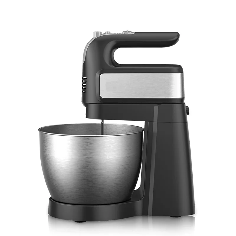 CX-6608 6 Speed Turbo 350W 300W 250W 200W 150W 120W 100W SS Stainless Steel Food Egg Beater Electric Hand Mixer with Stand Bowl