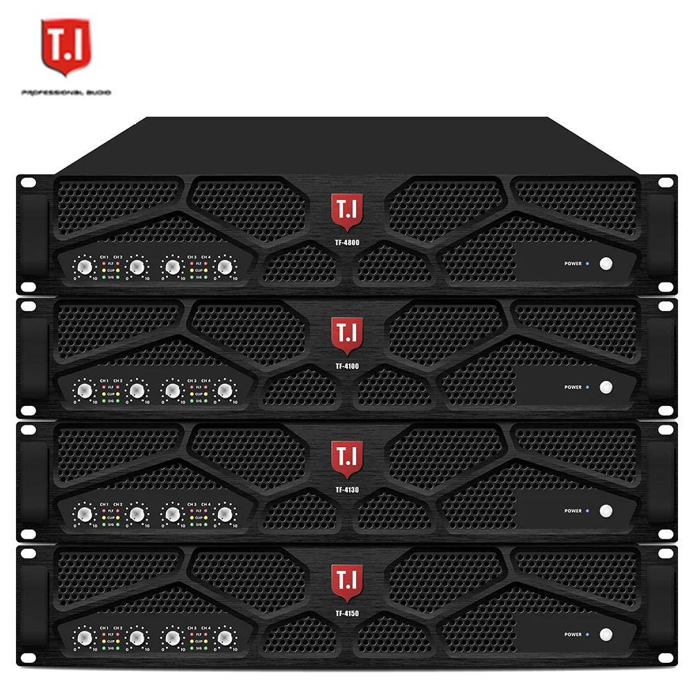 Высокомощный усилитель 4*1500 TF-4150 звуковая система динамики сценические пассивные усилители для концерта