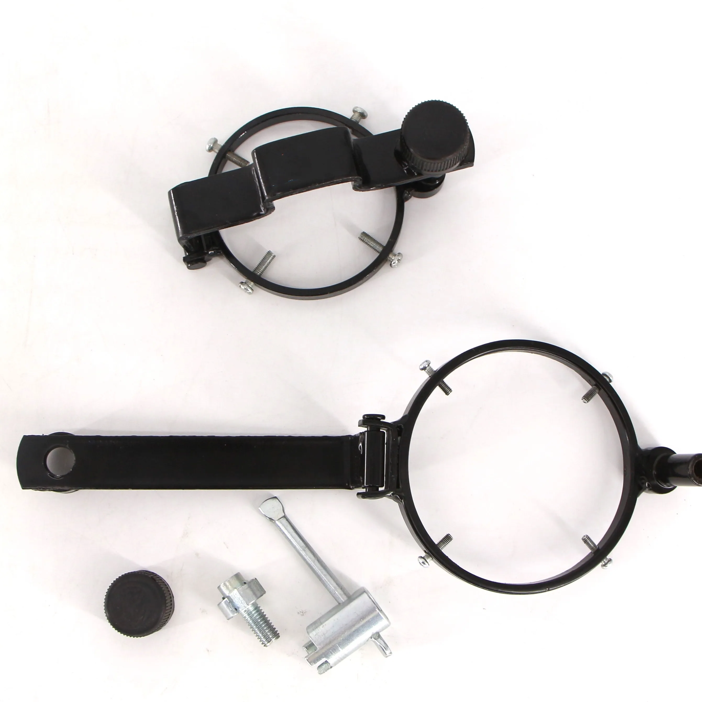 EBHW131 Black Steel Round Truck Fuel Tank Protective Lock