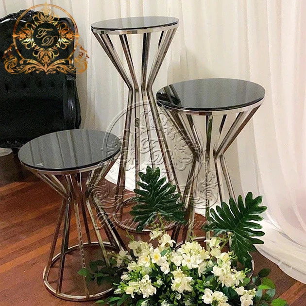 Wholesale Price Different Size Wedding Decorate Flower Plinth Cake Stands