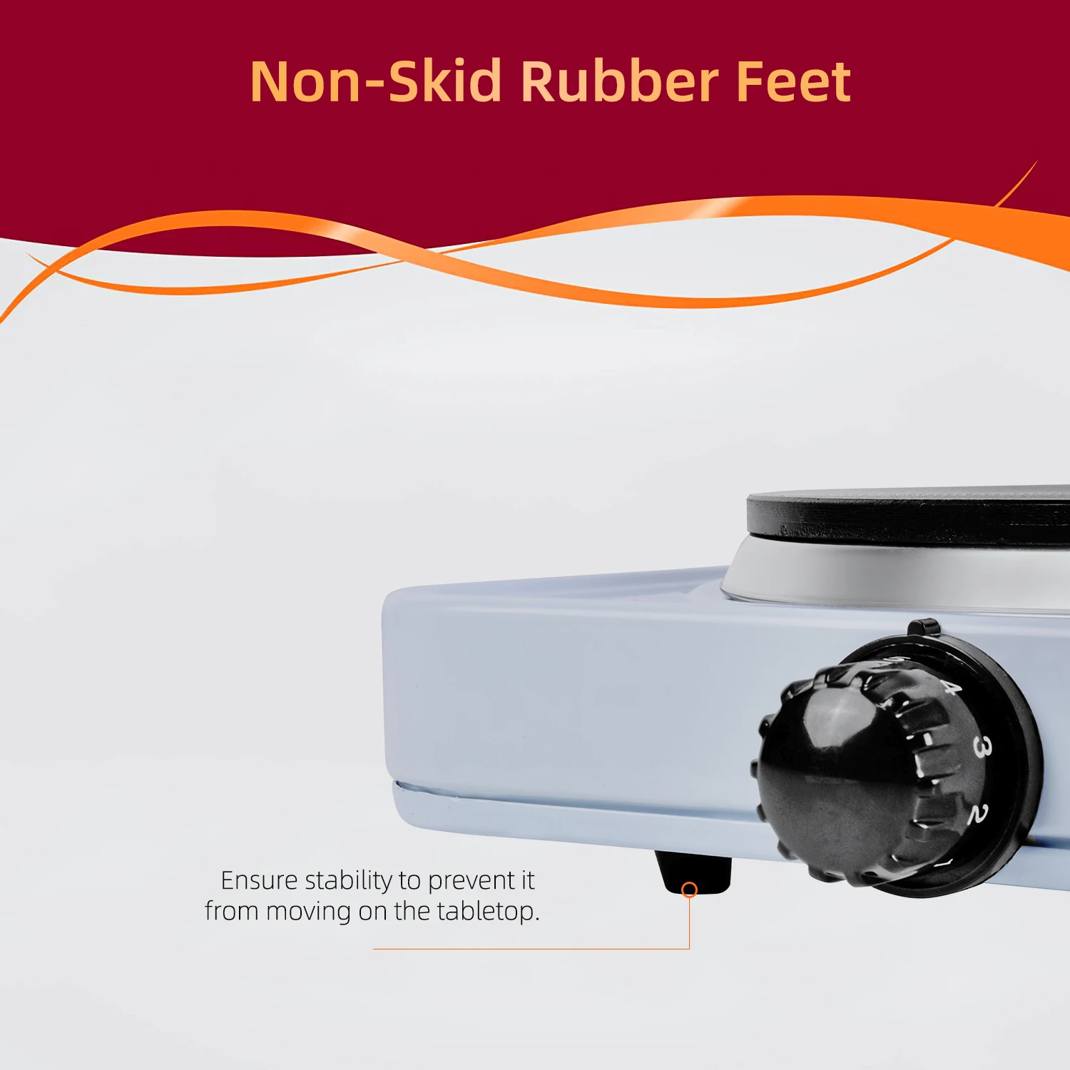 Kitchen Table Top Cooker Double Spiral Switch Electric Hot Plate Coffee Stove 2 Burner Cooking