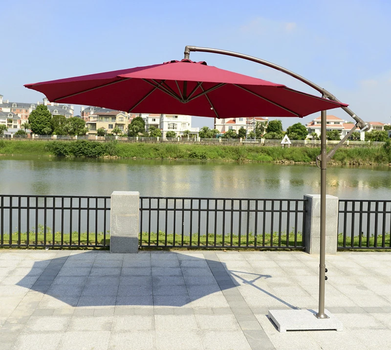 
Banana Windproof and Waterproof Outdoor patio Sun Shade Hanging Umbrella 