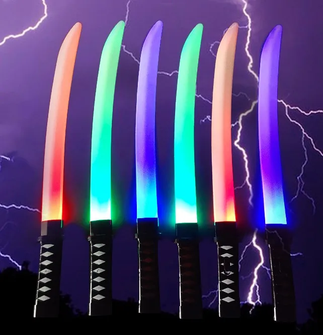Light Stick Children Toys Wholesale Luminous Sound New Katana Lightsaber Could Butt Swords Toy