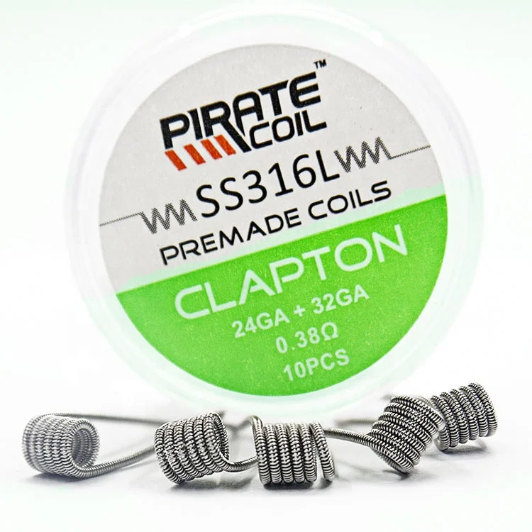 Heating wire factory price winding wire DIY clapton ss fused clapton wire ss316l VS Alien