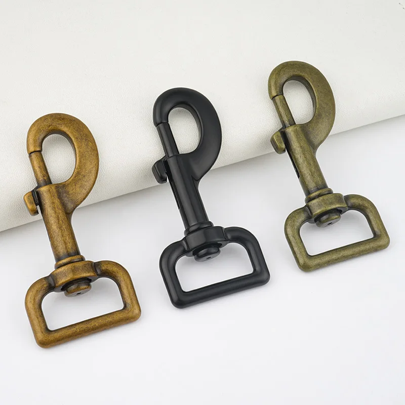 Сверхмощный металлический поворотный зажим-крючок хромированный 1 дюйм поворотный крючок застежка золотистый 25 мм болт с ушком Поворотная застежка для собак поводки