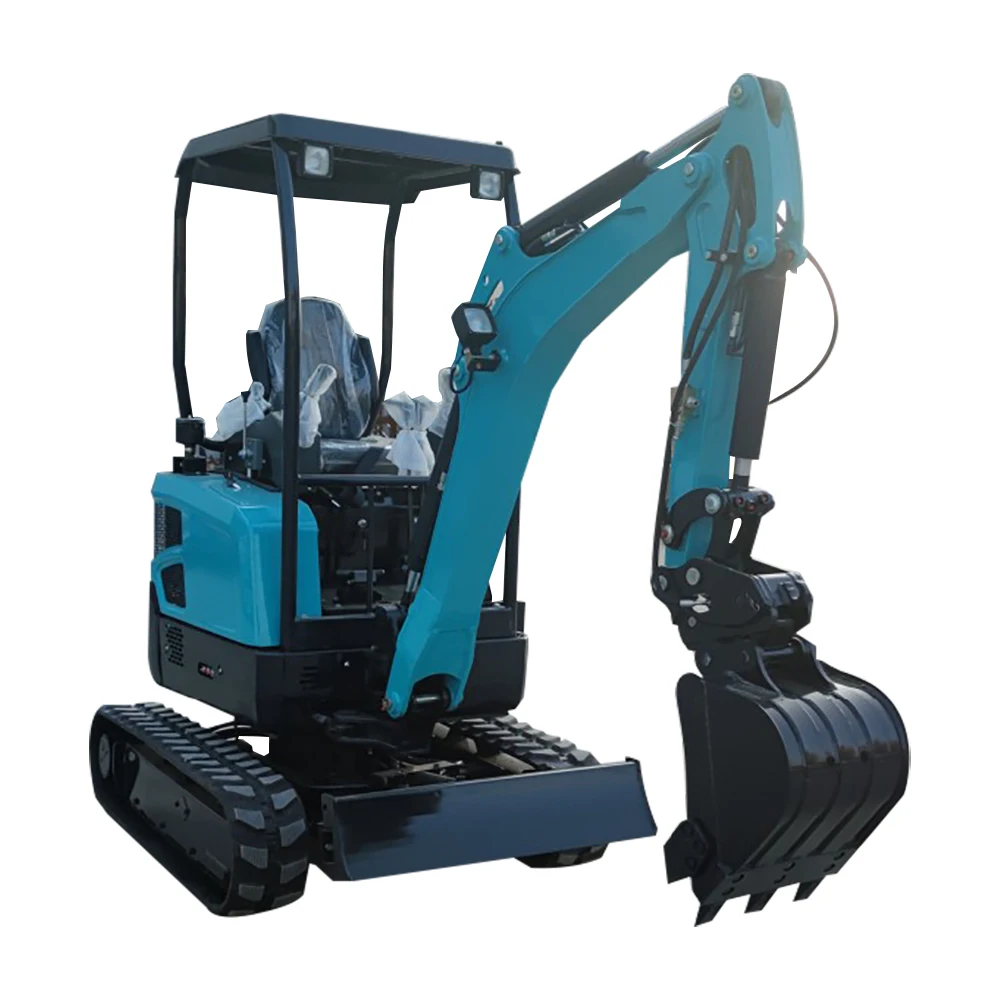 Euro 5 rubber tire mini excavator 0.8 1 1.2 Ton 1700kg Micro mini articulated loader For Sale
