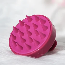 Hot Sale Silicone Handheld Manual Plastic Scalp Massager Head Scrubber Shower Shampoo Hairbrush For Hair Growth Brush