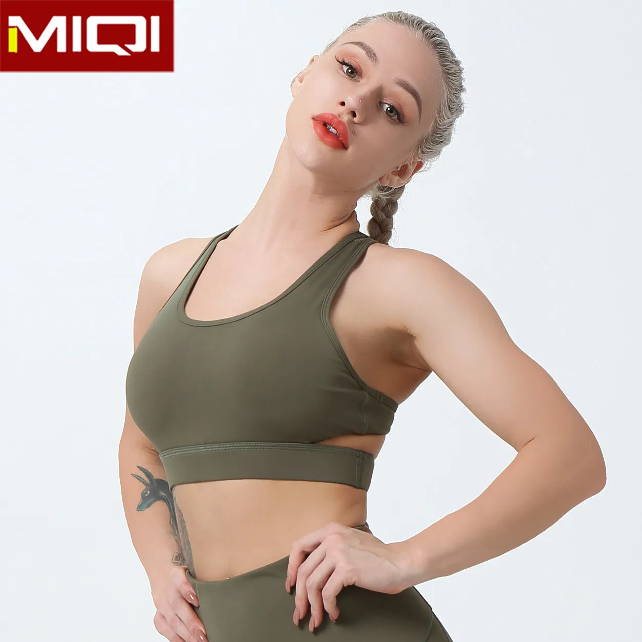 Custom Athleisure Clothes Gym Women Sports Mujer Bra Wholesale Dance Girls Gym Short Bra