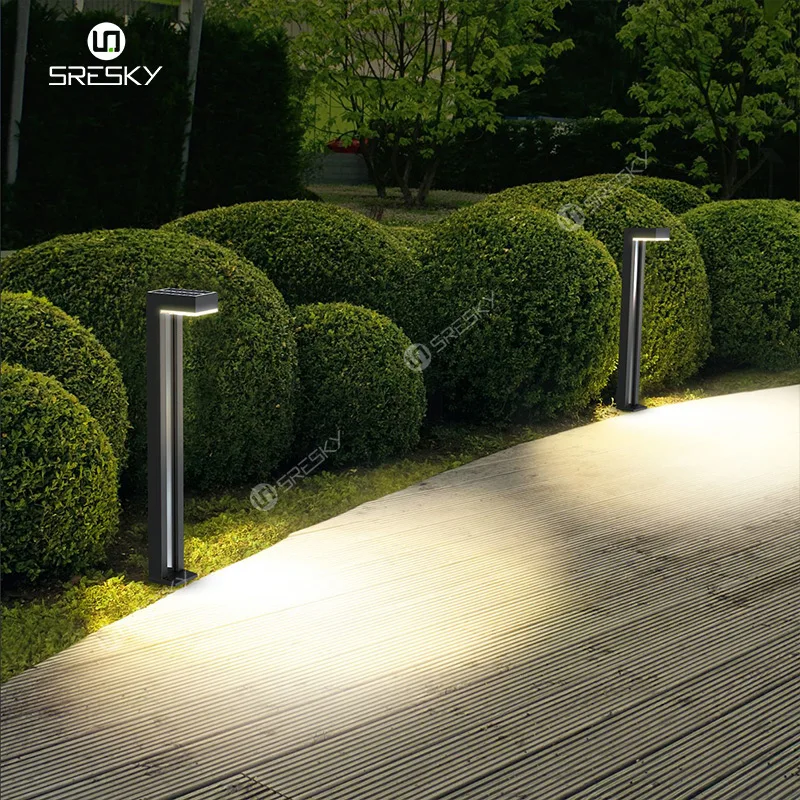 Hot selling smart solar light garden led decorative landscape lamp all in one solar garden light