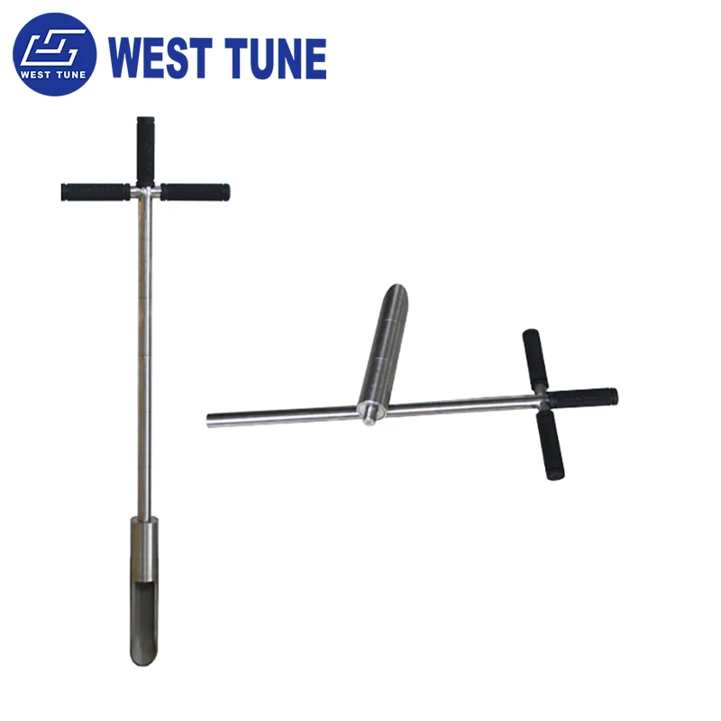 1m-5m Length Stainless steel Spiral Head Pointed head Soil Sampler