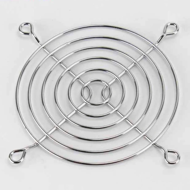 Металлическая решетка для вентилятора 90x90 мм 9 см, серебристая решетка для вентилятора 90x90 мм, вентиляторы постоянного тока/переменного тока