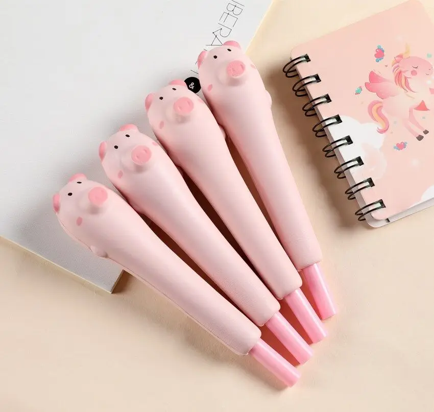 Creative soft cute cat decompression breathable gel pen student pinch pen decompression pen student supplies 0.5mm