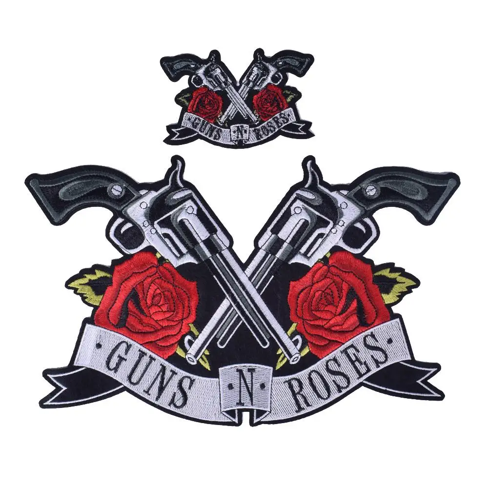 Custom 3D Flower Red Rose embroidery patches applique embroidery flower patches