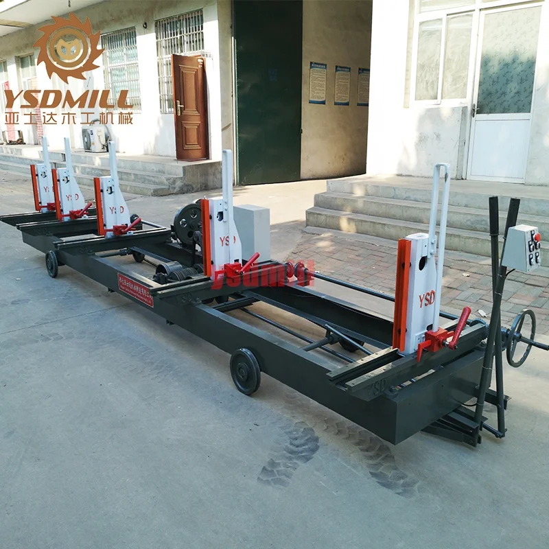Vertical band saw cutting machine price wood cutting sawmill machine with log carriage