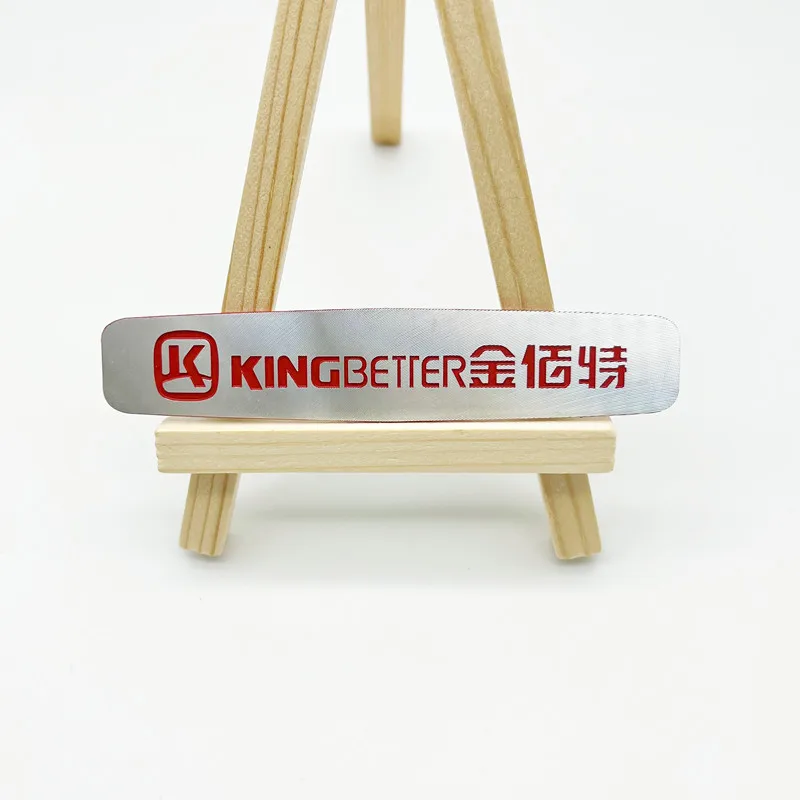 Custom Logo Metal Name Plate Blank Label 3d Metal Aluminum Nameplate