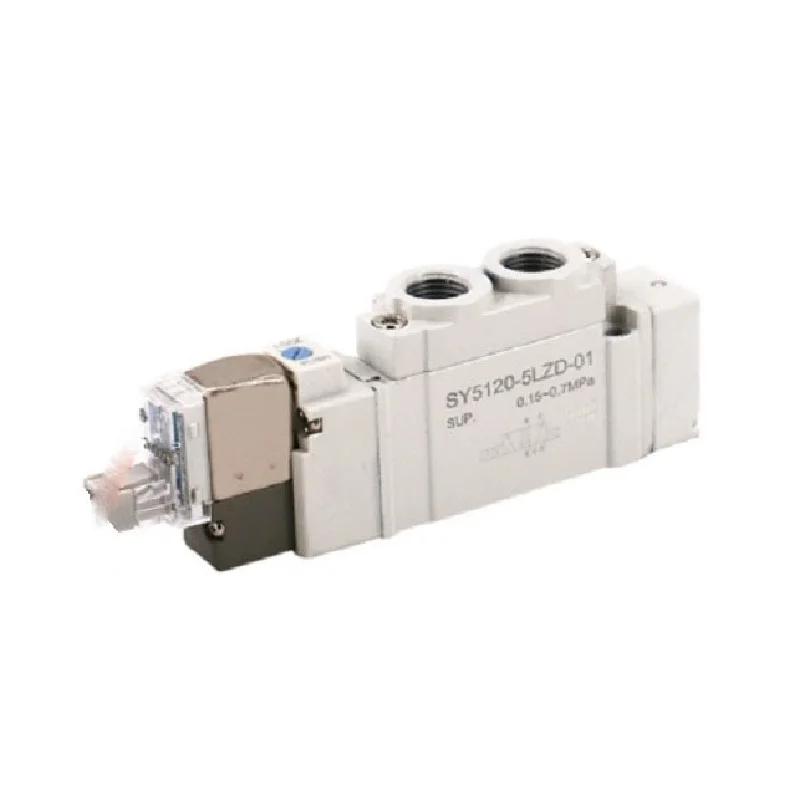 GOGO Solenoid Control Valves SY7520 C8 Hydraulic Solenoid Valve 3 Position Pressure Center Electric Solenoid Valve