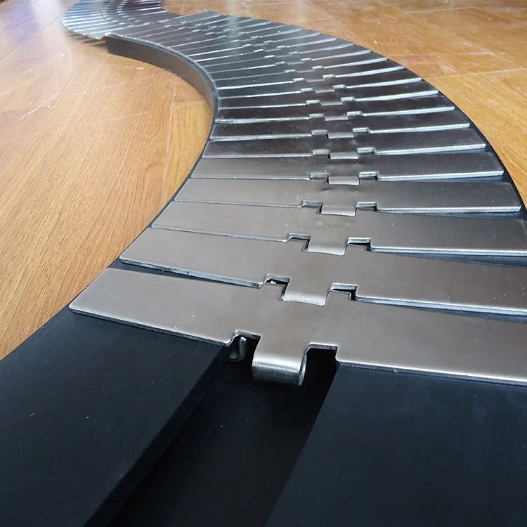 SS881 Stainless Steel Side Flexing Chain  for glass industry