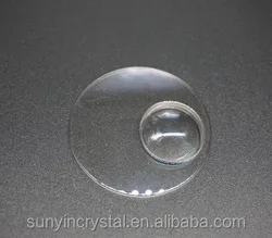 High Hardness Transparent Sapphire Crystal Watch Cover Glass With magnifying glass