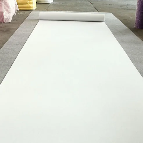 
Needle punched disposable wedding event nonwoven exhibition plain carpet tapis 