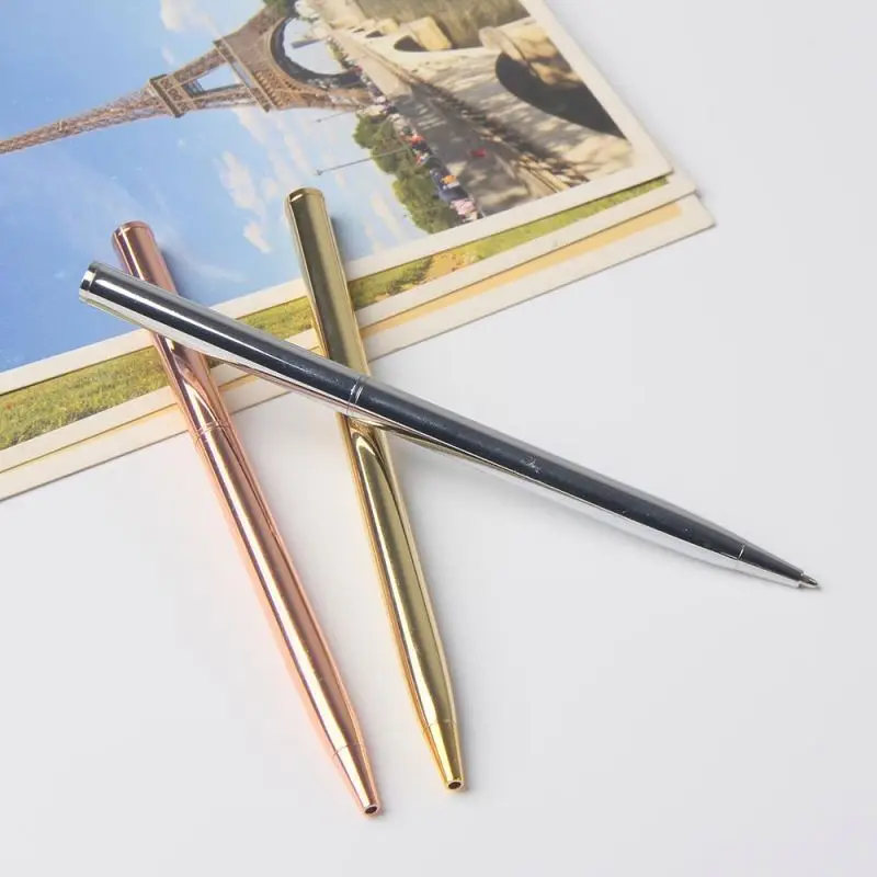 Fashionable hotel promotional ballpoint pen raw material can be assemble cross gold rose gold sliver metal ball pen nice quality