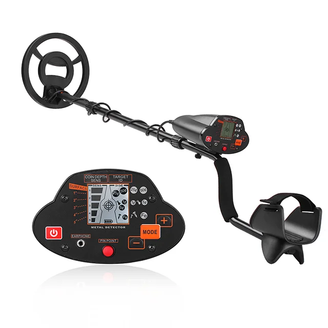 MD-5030 underground finder metal gold detector LCD screen industrial metal detector with 8 inch waterproof coil