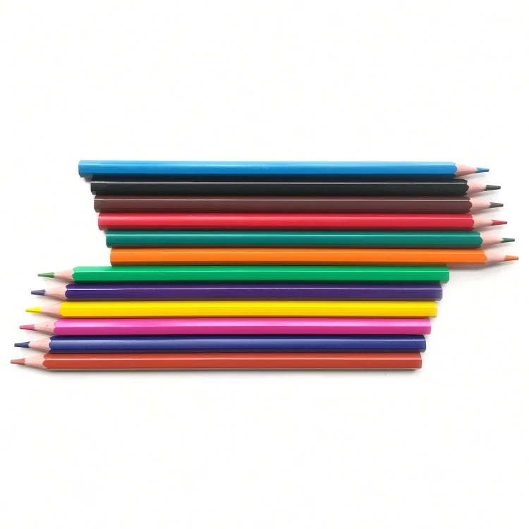 Custom OEM ODM 7 Inch 12 Pcs Plastic Colorful Pencil in Color Box