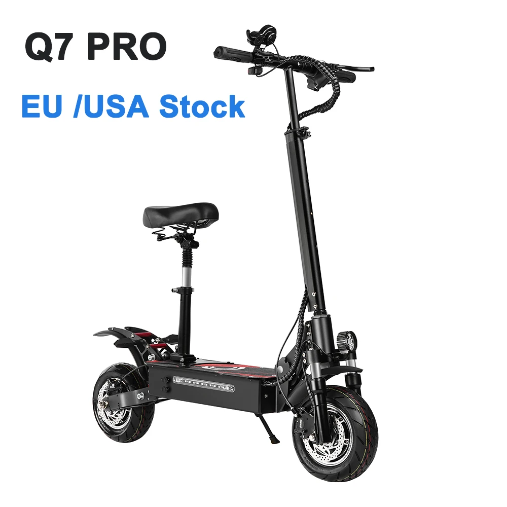 EU USA Stock Q7PRO 19A 1600Wx2 Fast Speed Cost Effective Dual Motor Electric Scooter