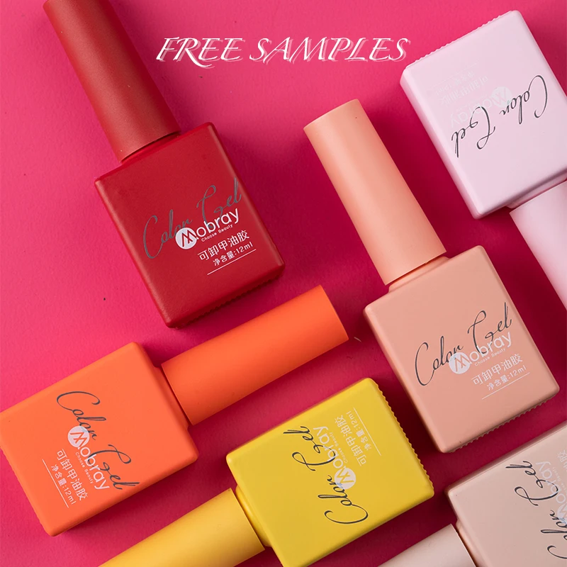 Mobray 60 colors Customs Uv Nail Gel Polish Set 15ml for Nail Art Beauty
