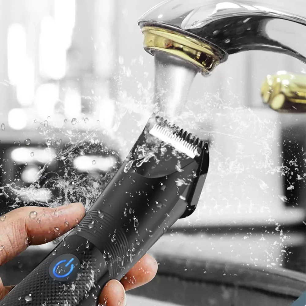 Для окружающей среды в новом дизайне водостойкая с керамической режущой пластиной сухие батареи для стрижки волос мужчин укладки Бритва массажа