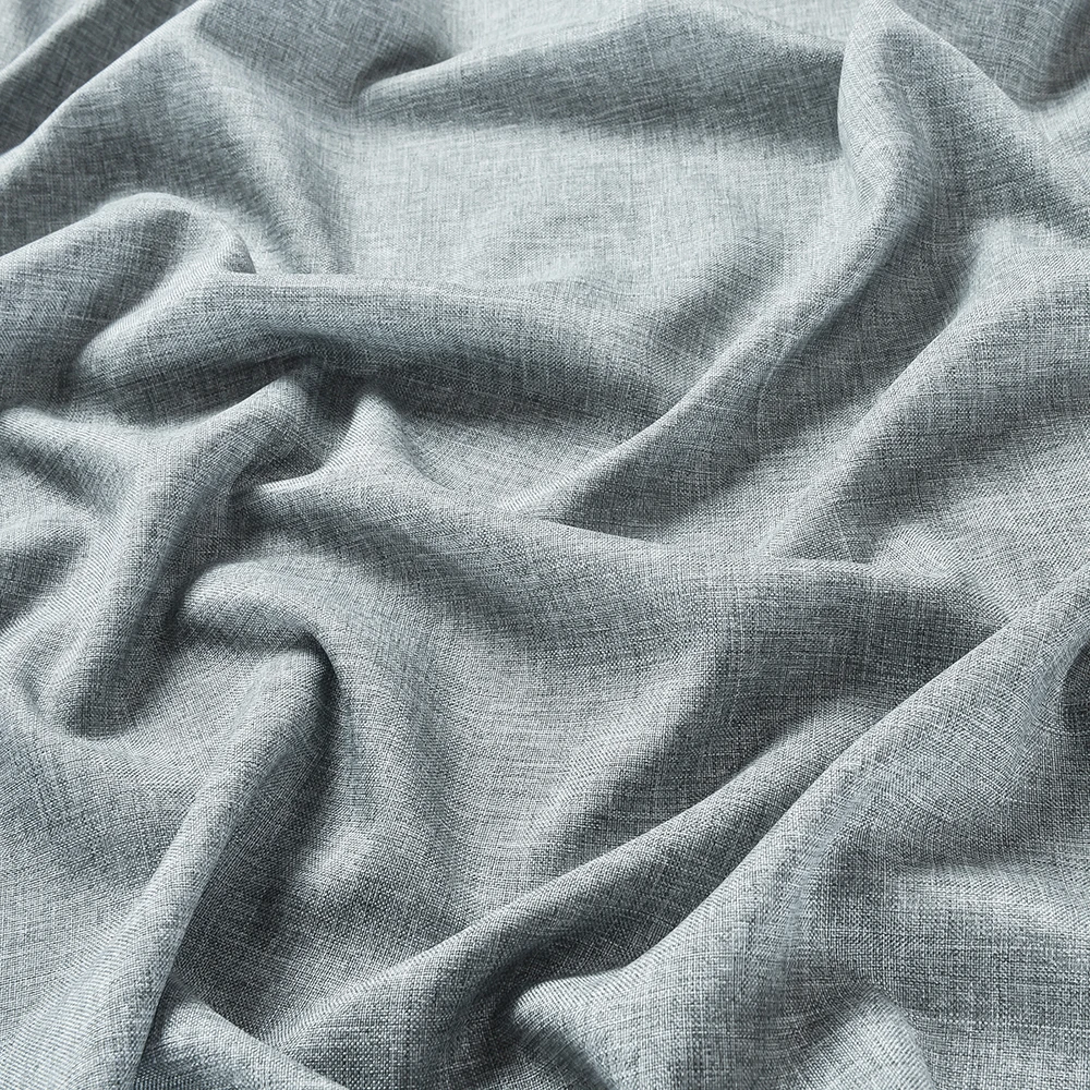 Hot Selling Faux Linen Grey Table Cloths of Round Decor Cloth with Waterproof