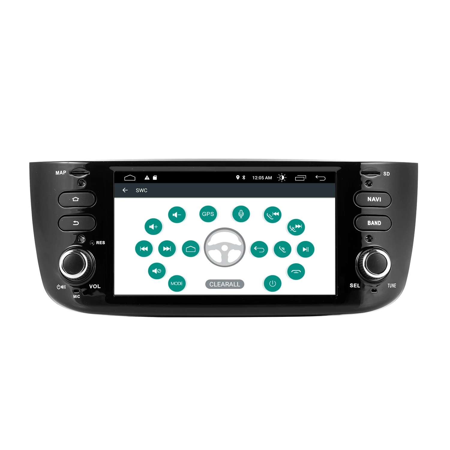 1Din Android 11 автомобильный DVD мультимедийный плеер для Fiat/Linea/Punto evo 2012-2015 GPS Навигация стерео аудио Авторадио BT SD