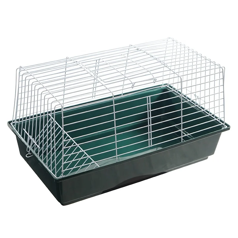 Small plastic metal rabbit breeding cage