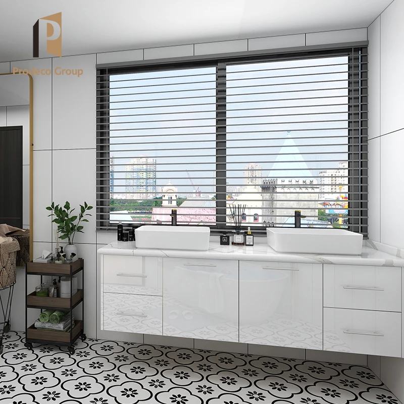 Double Washbasin Bathroom Cabinet Deingn Floating Luxury Bathroom Furniture