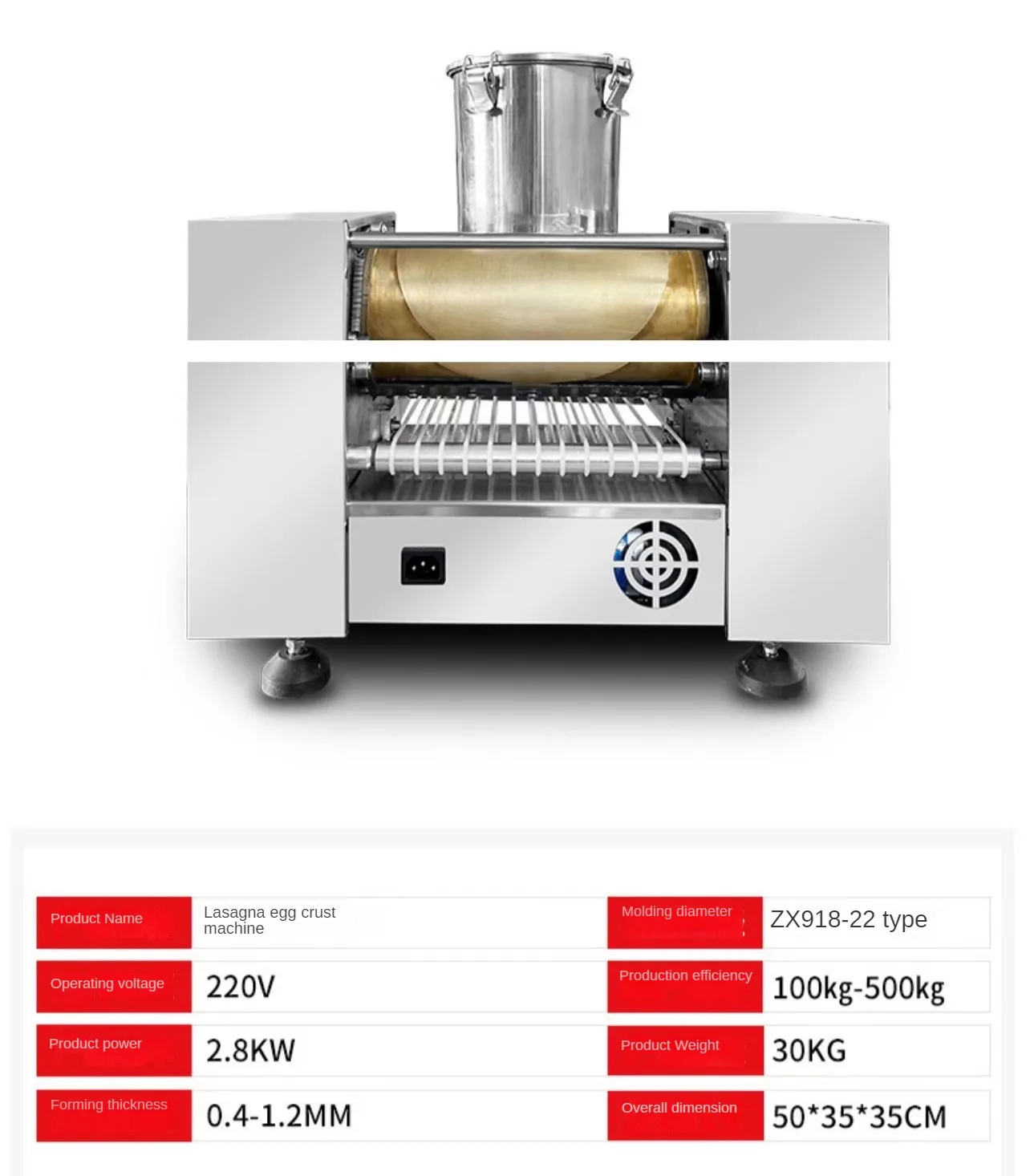 Thousand Layer Cake Pastry Machine Cake Layer Making Machine Thousand Crepe Cake Machine