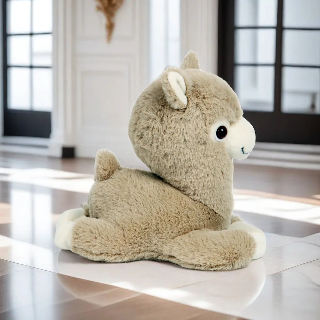 100% corn cotton more safer soft kawaii cute plushie peluche animal alpaca doll throw pillow stuffed alpaca plush toy