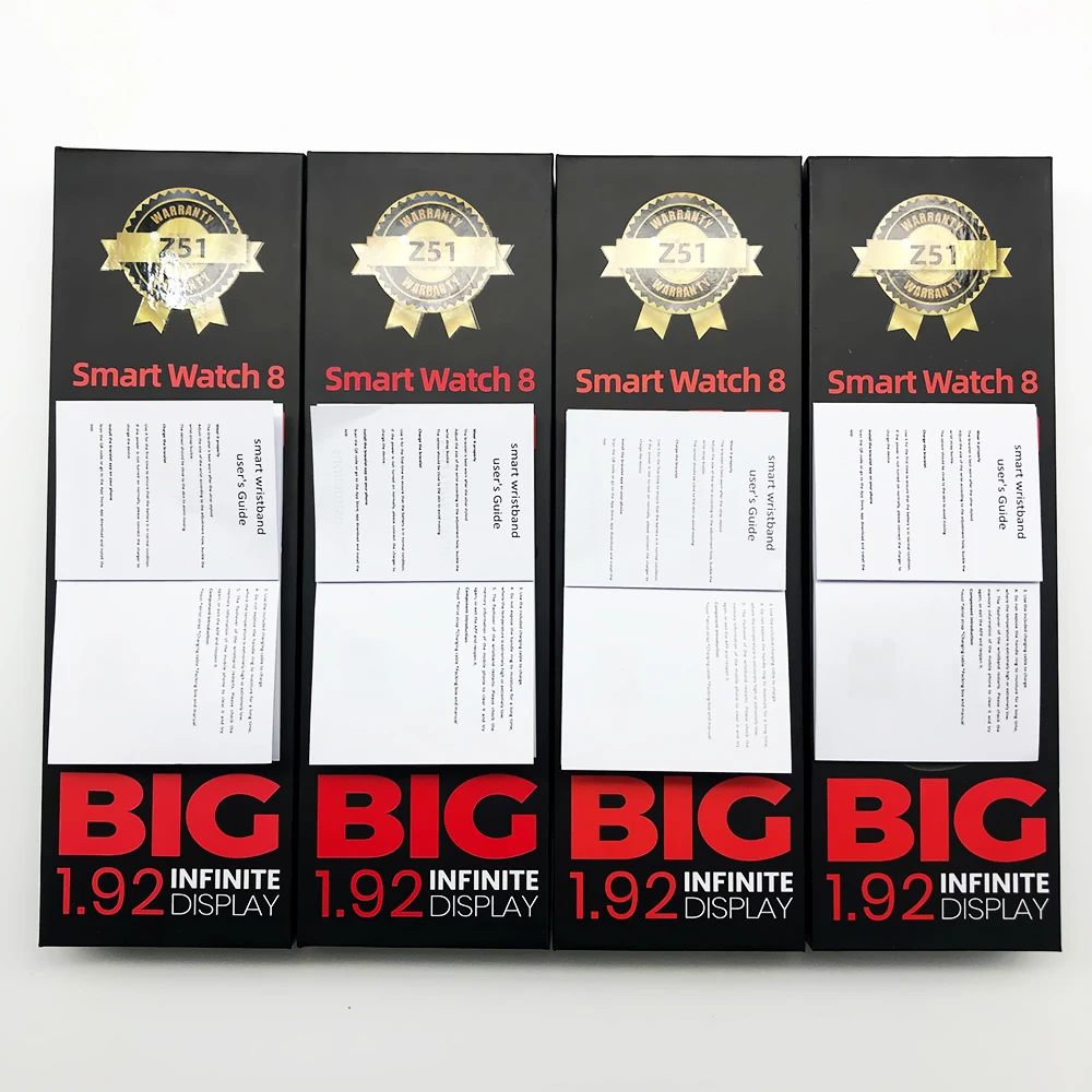 2023 New Smart Watch 1.92 Large Screen Z51 Series 8 Waterproof IP68 Heart Rate Monitor Reloj Low Power Smart Sports Call Watch