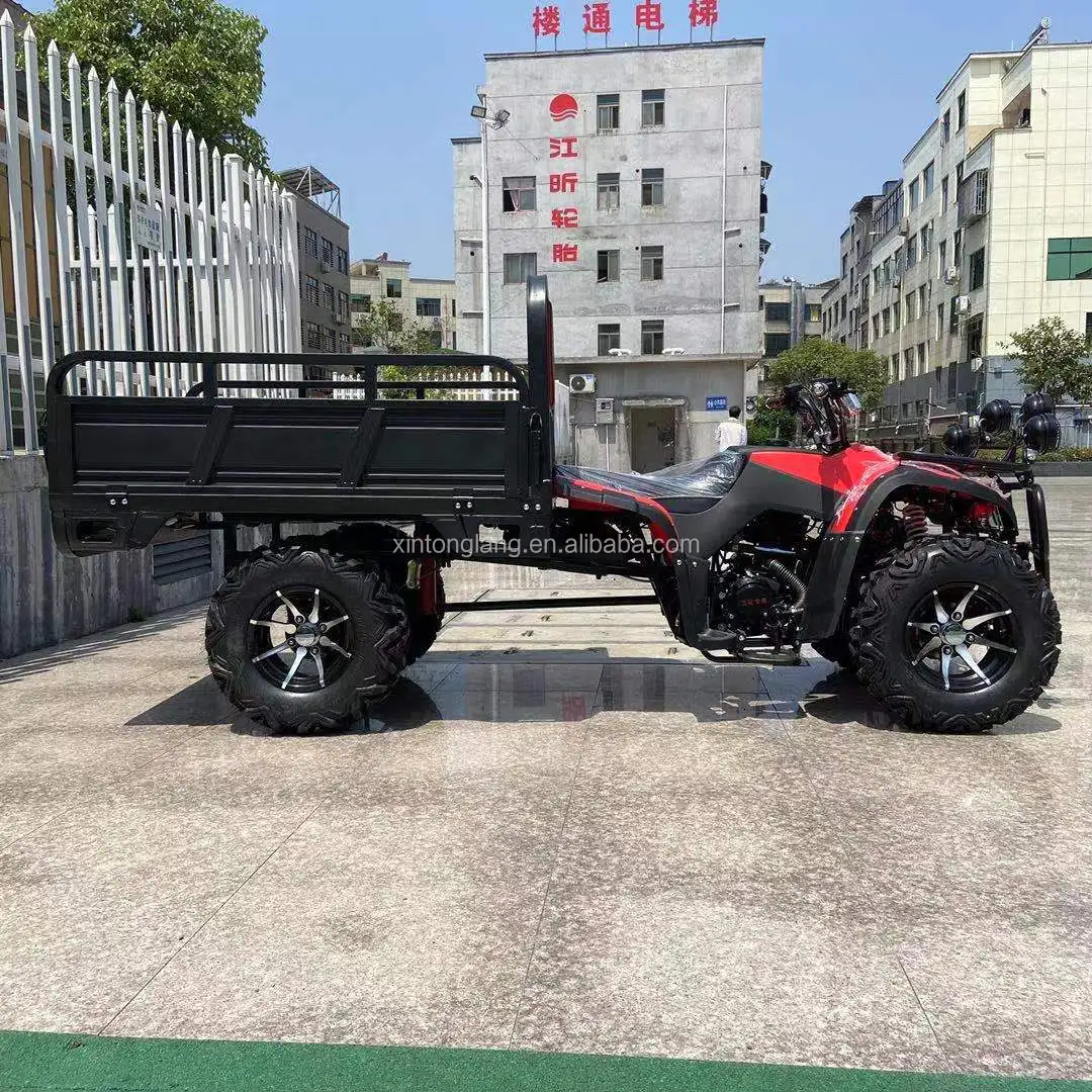 new 4wd quadbike 250cc 300cc 350cc  4x4 shaft drive sports Quad racing atv with trailer with CE approved