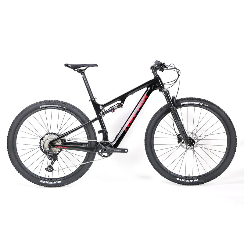 OEM chinese 21 inch carbon full suspension mtb 29er bicicleta mountain bike