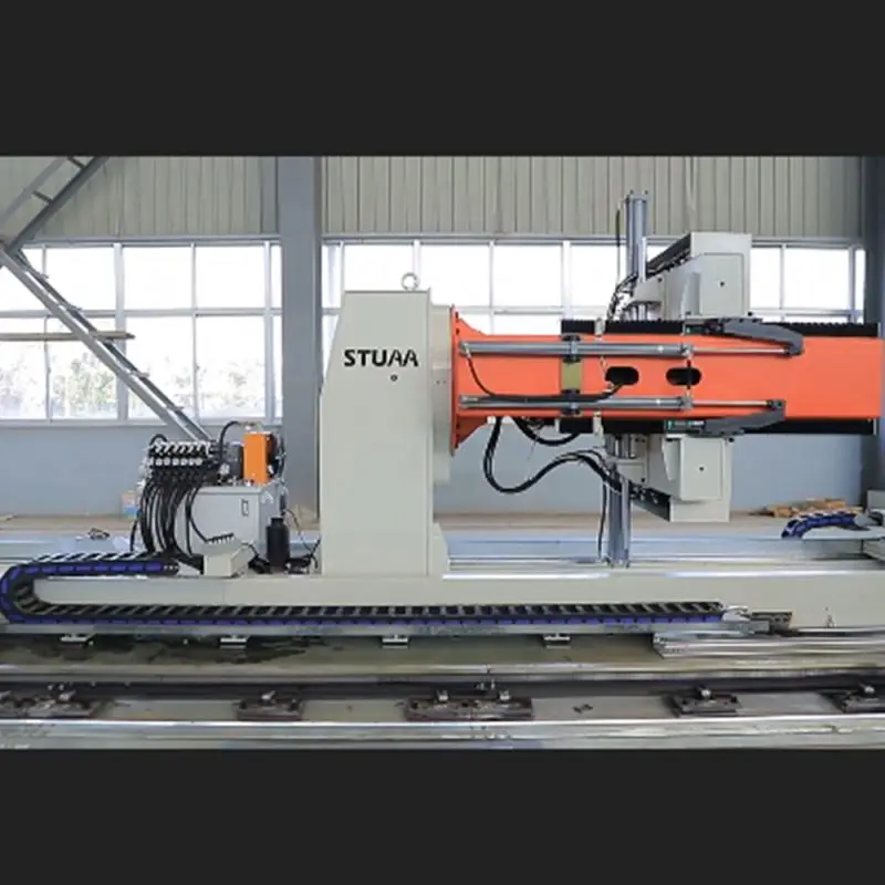 Роботизированное оборудование для сварки h-steel и прицепов h-образный луч Автоматический погружной аппарат