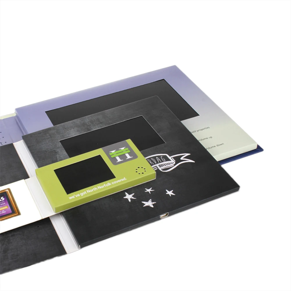 15 Years Factory Free Sample High Quality Custom Recordable Invitation Lcd Video Greeting Card